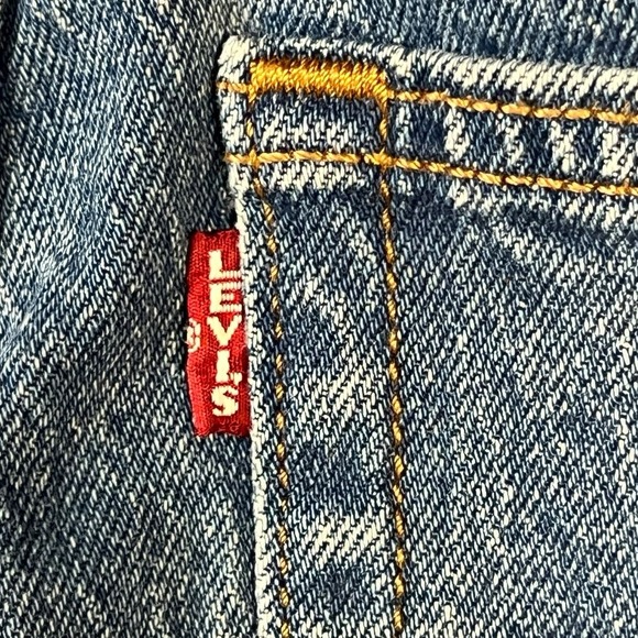 Levi's Wedgie Straight Jeans Premium Denim Light Wash Women's Size 25 - Picture 8 of 13